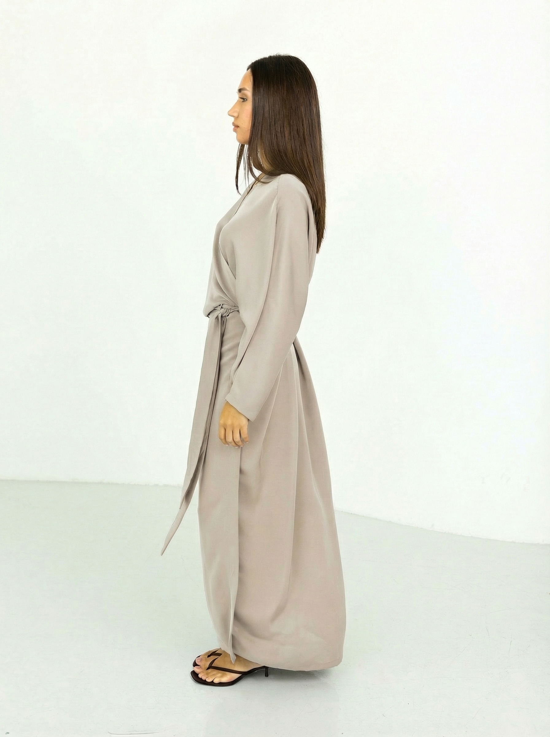 Robe abaya Nida Grege