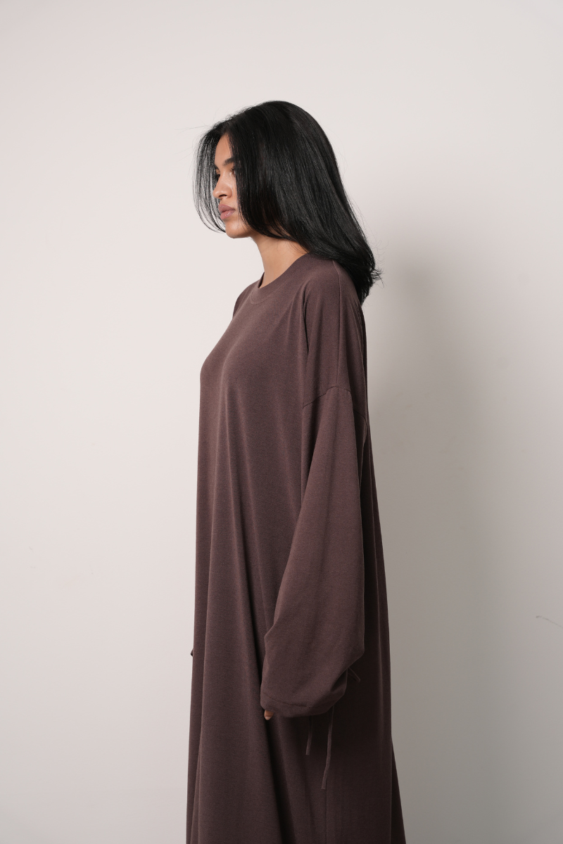 Robe Cocoon Marron
