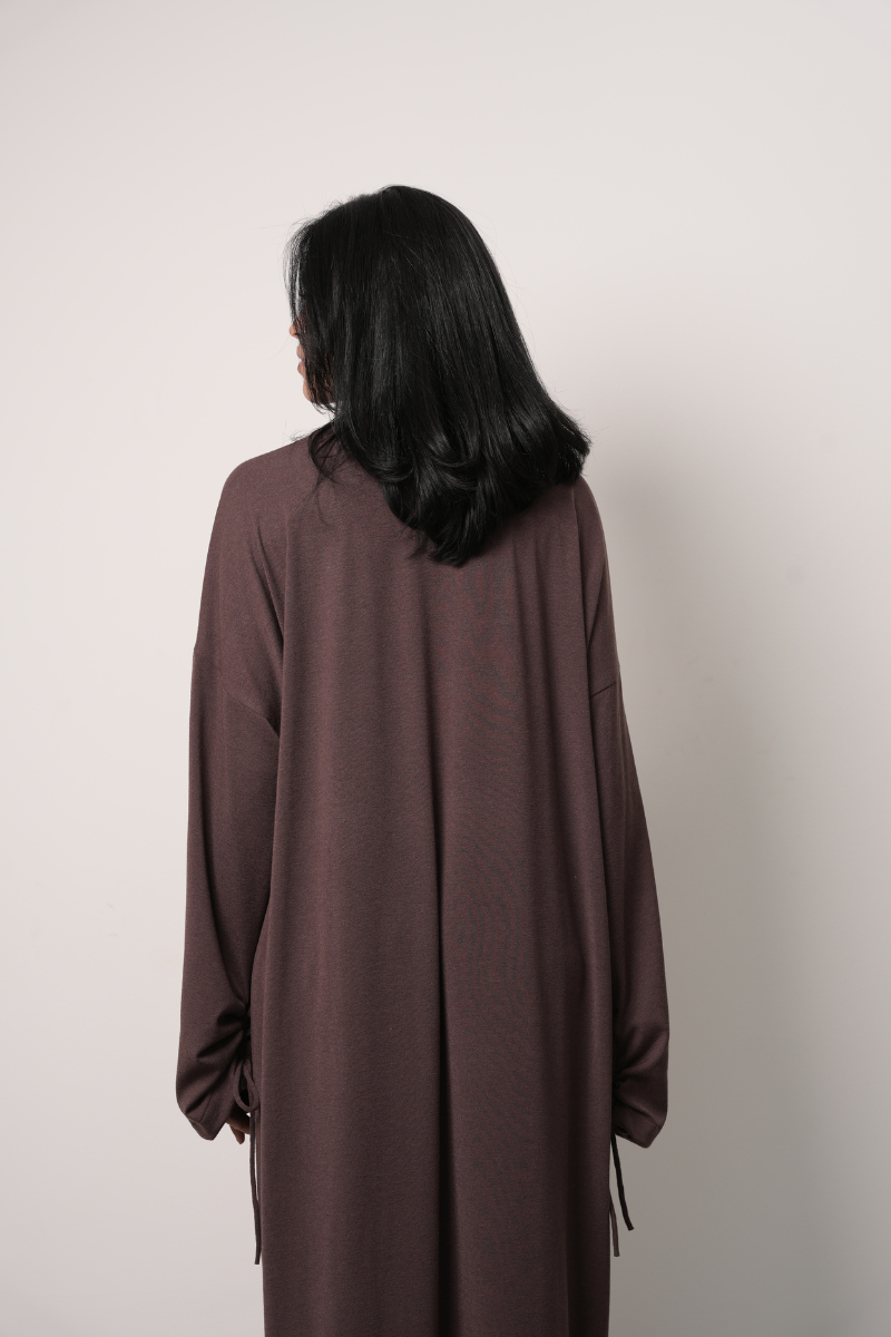 Robe Cocoon Marron