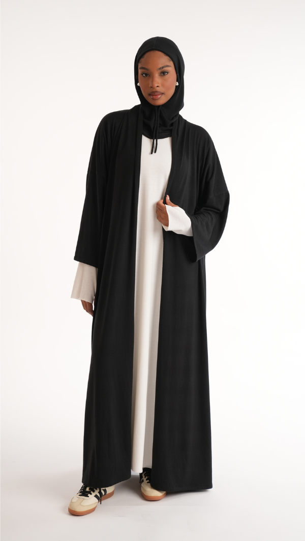 Abaya cardigan cozy black