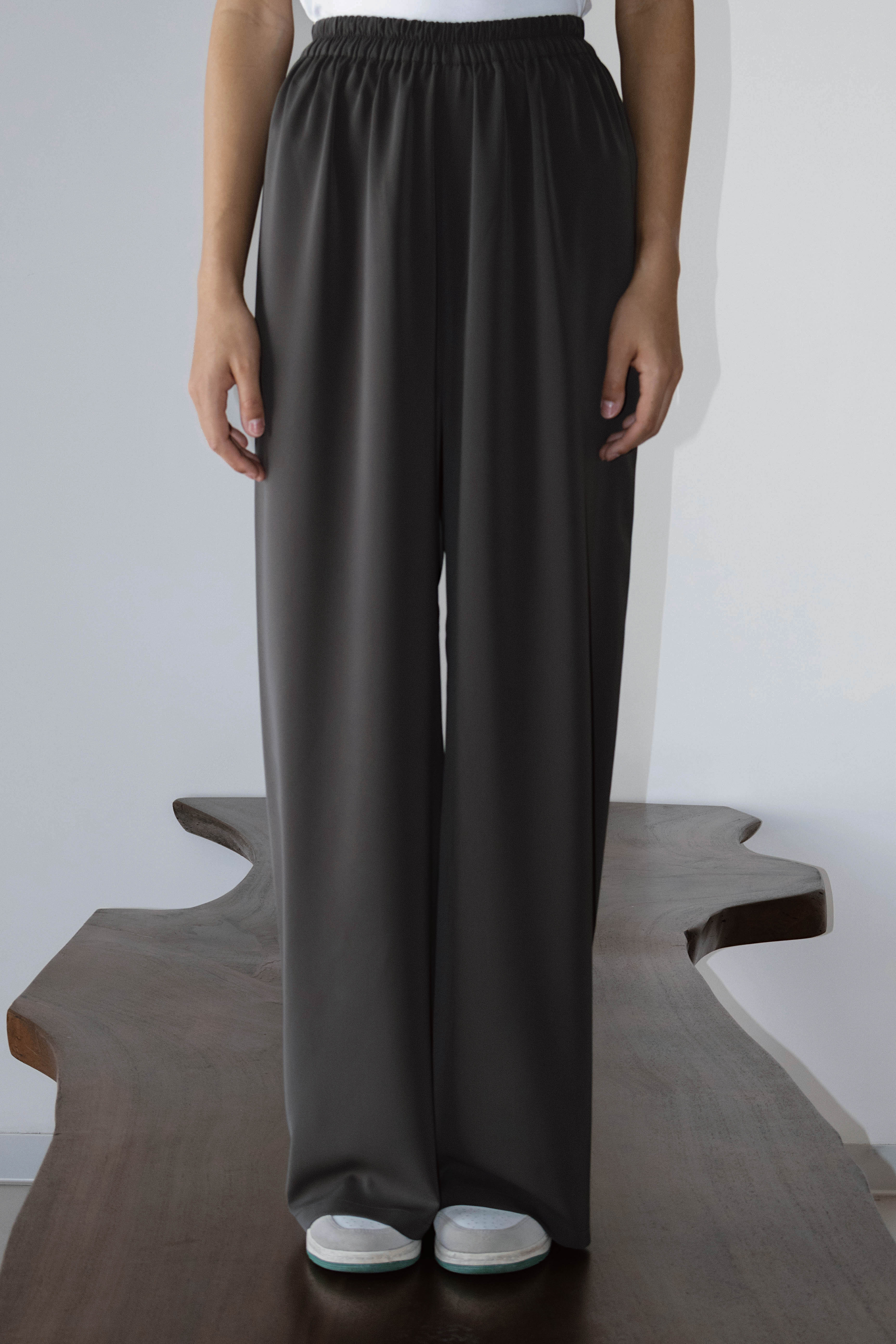 Pantalon Classy kaki foncé