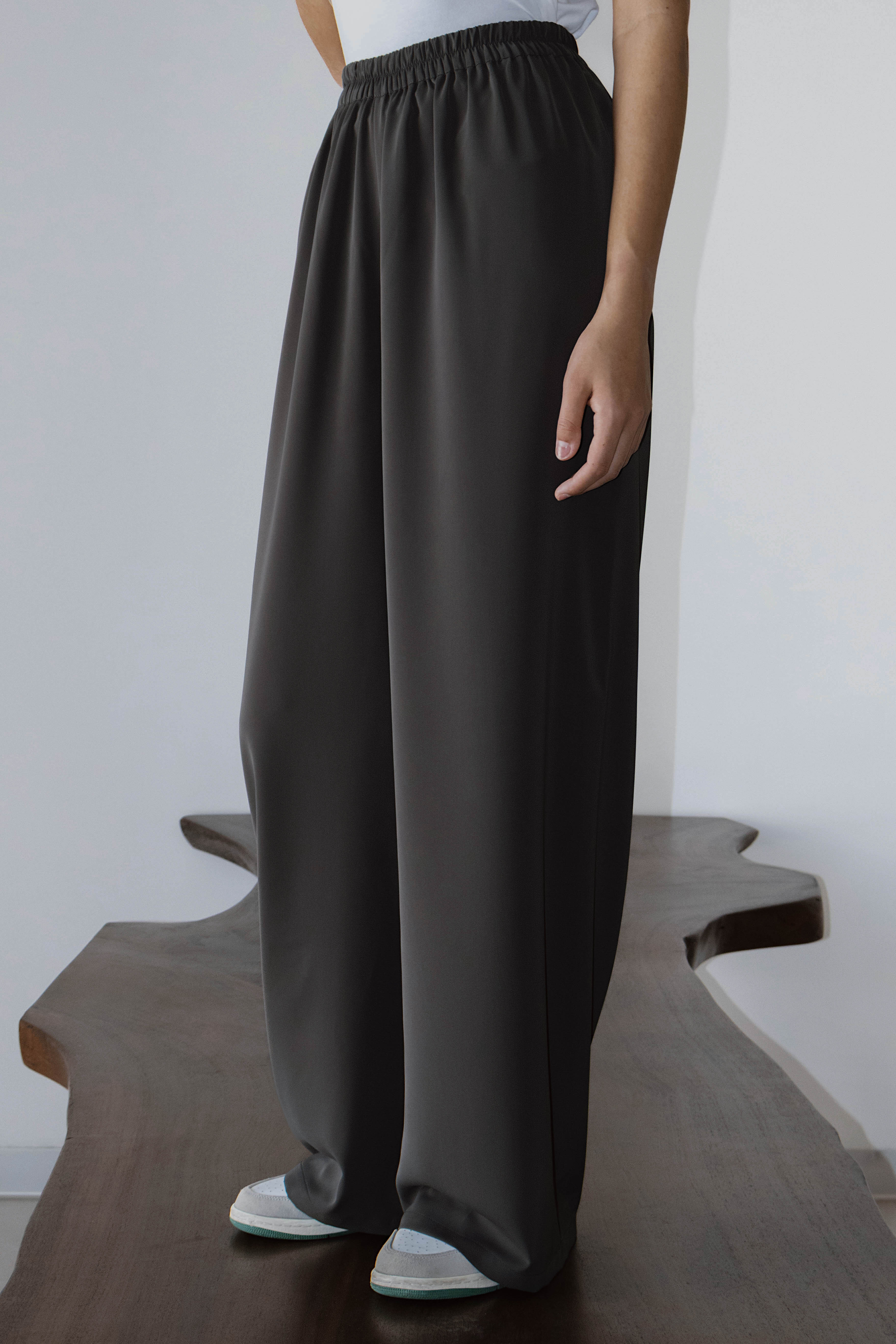 Pantalon Classy kaki foncé