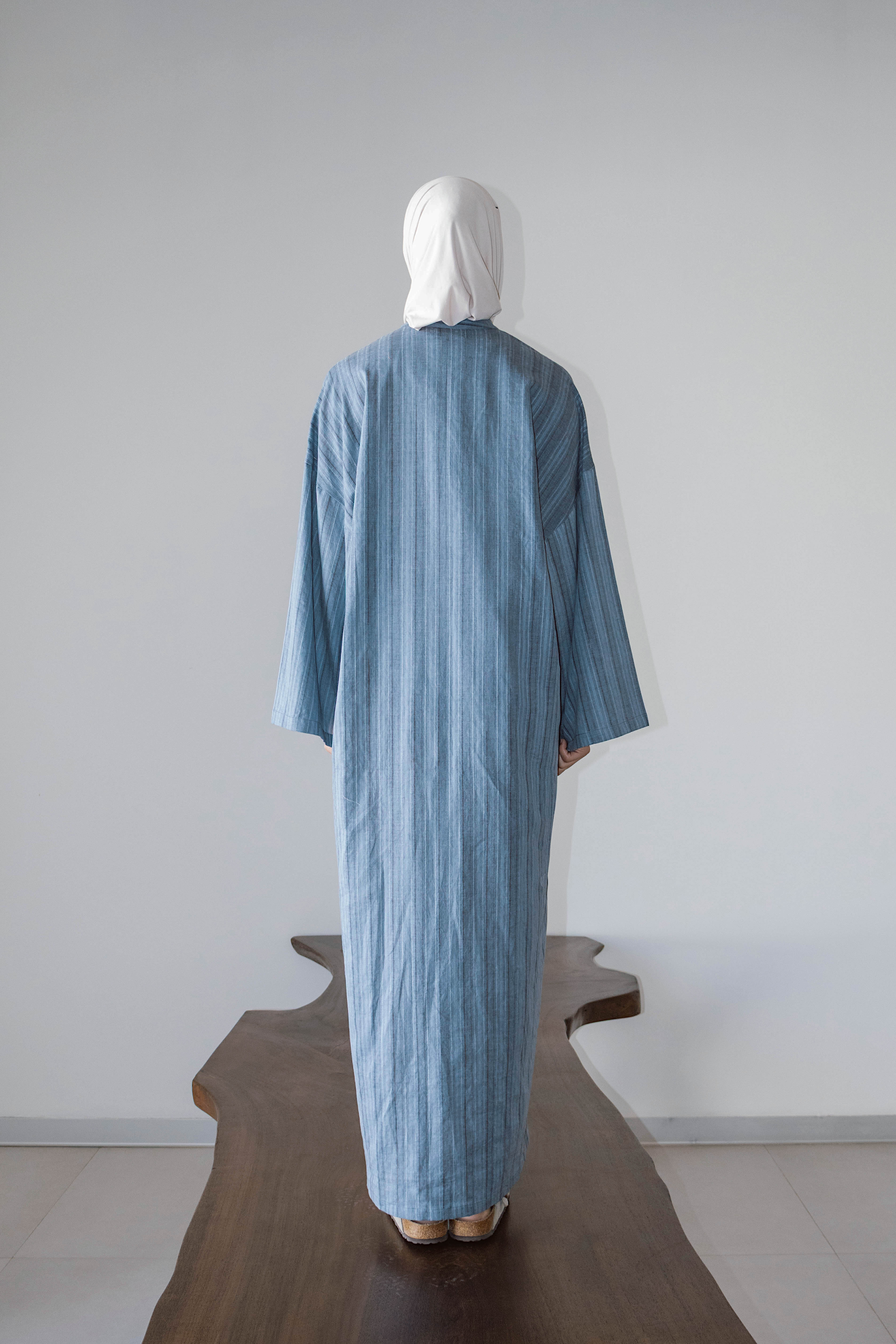 Robe Oversize Lila bleu azur