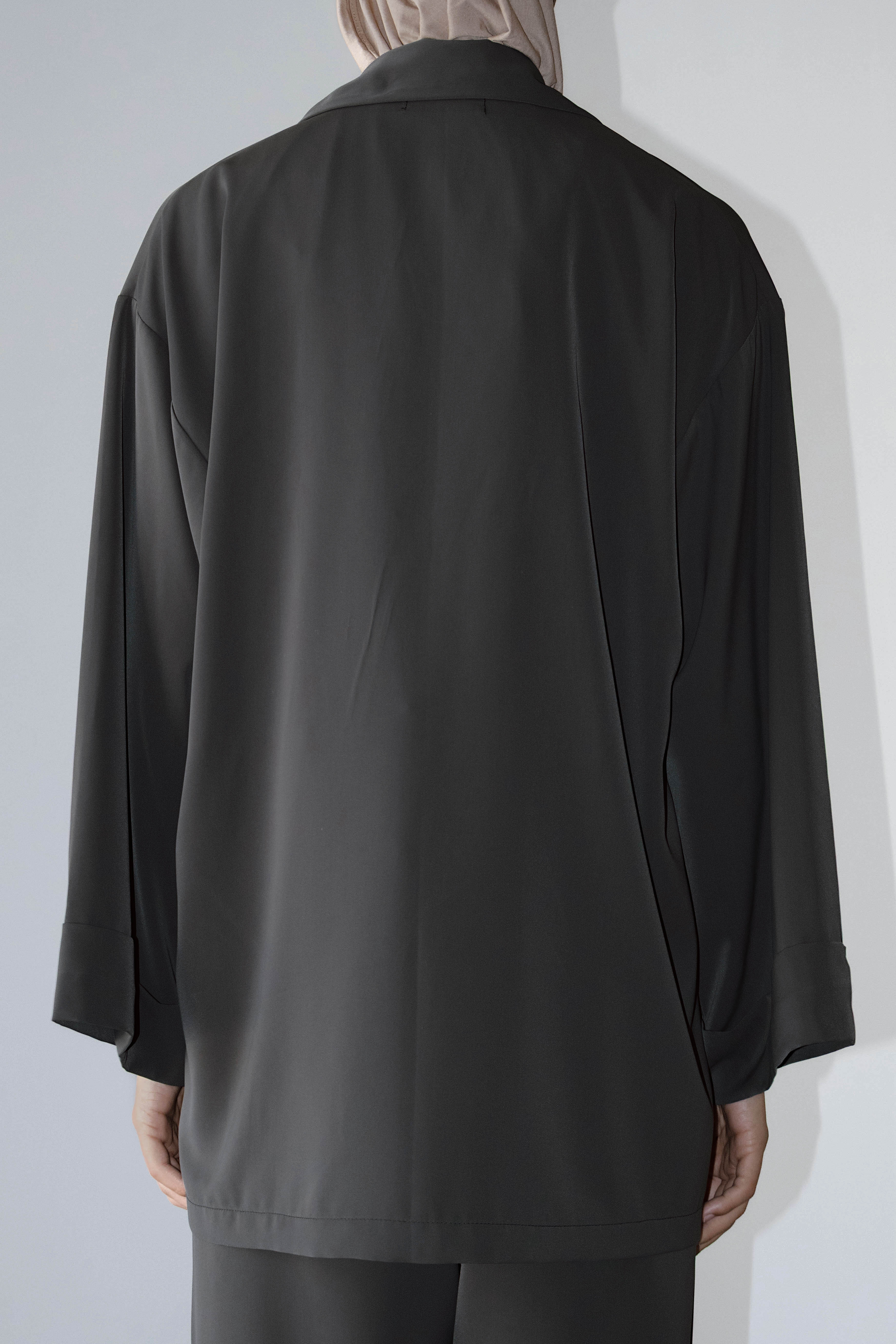 Veste croisée classy Kaki foncé