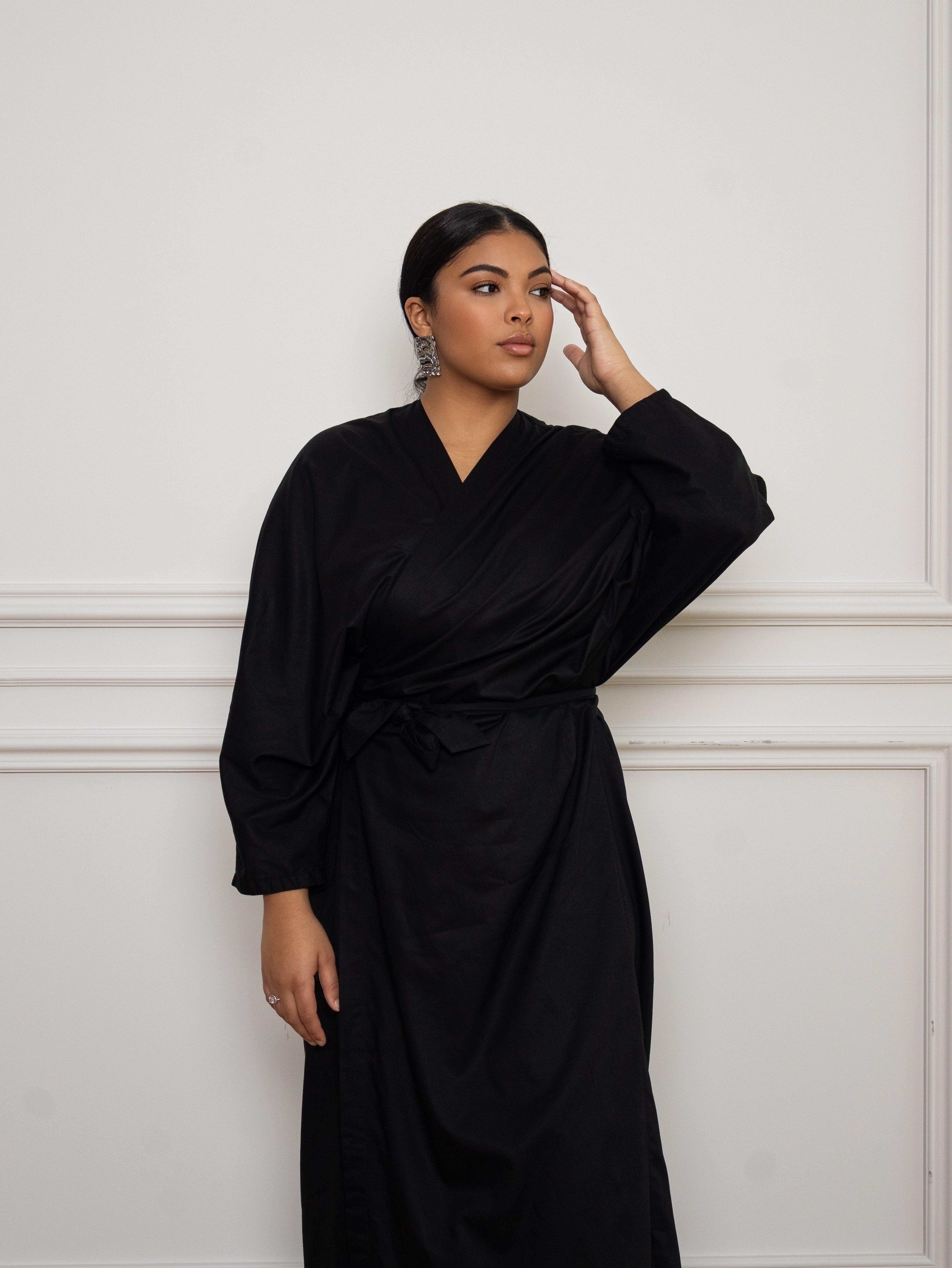 Abaya Robe nida Tencel