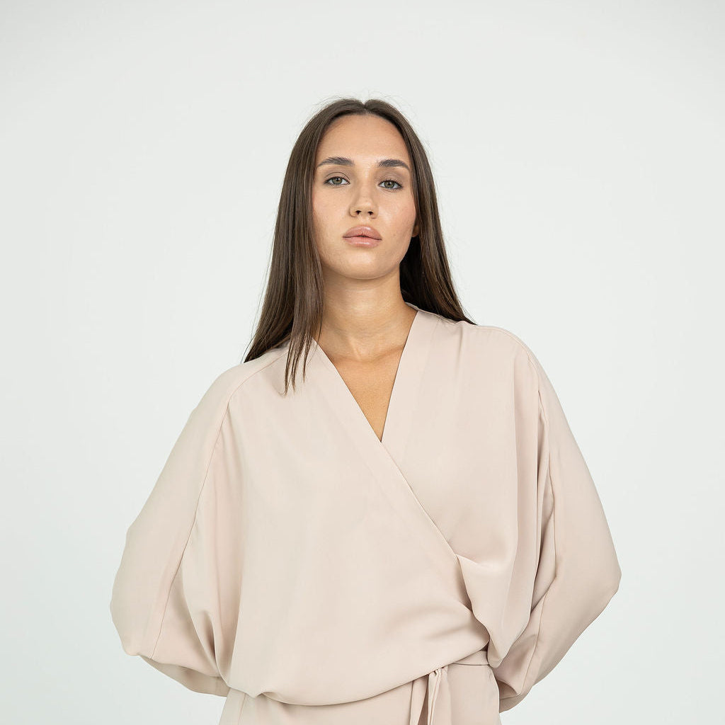 Robe abaya Nida nude