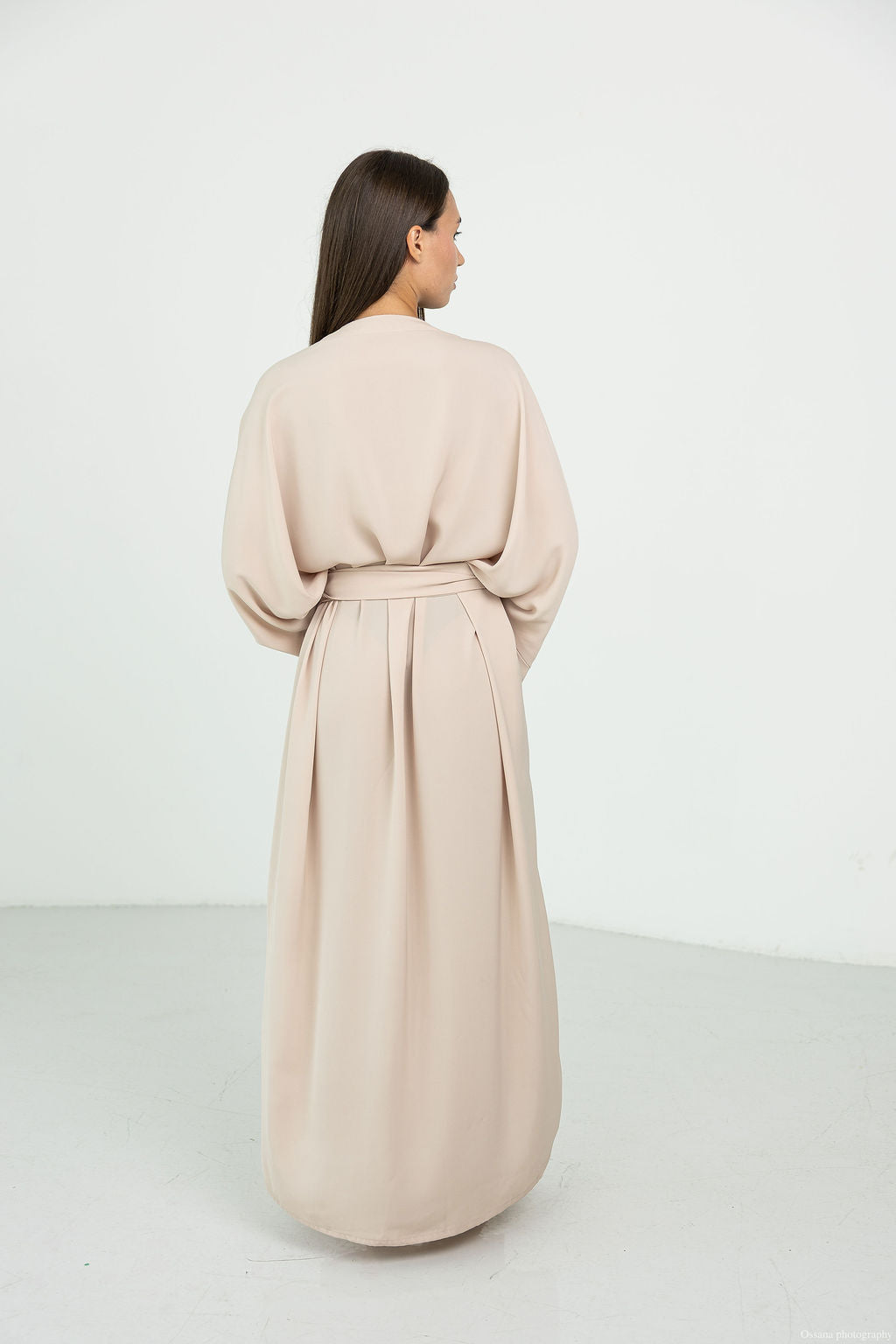 Robe abaya Nida nude