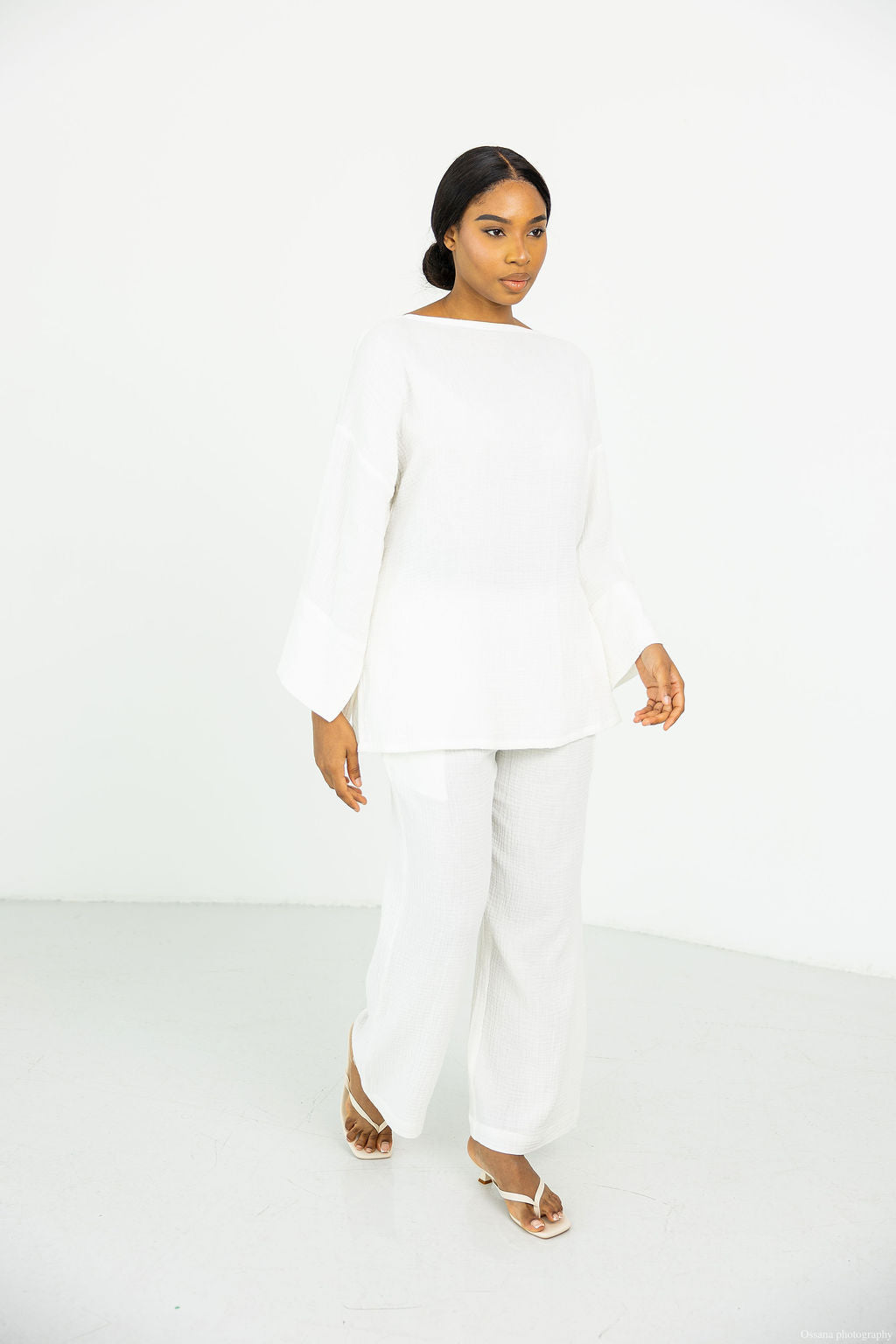 pantalon Ossy gaz de coton