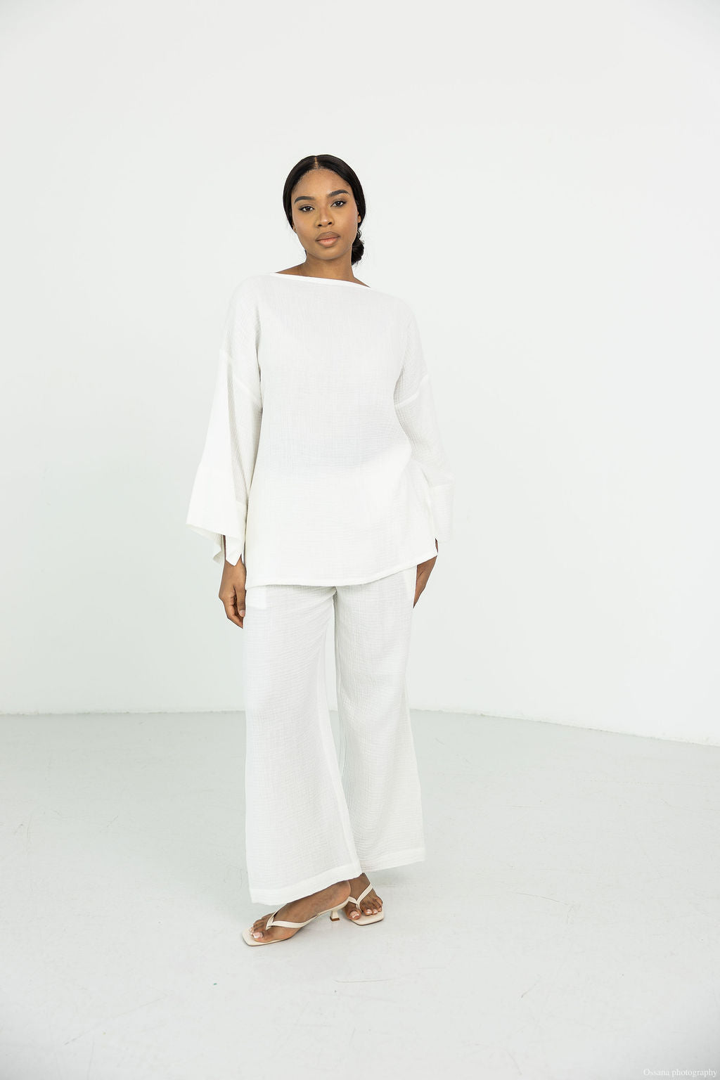 pantalon Ossy gaz de coton