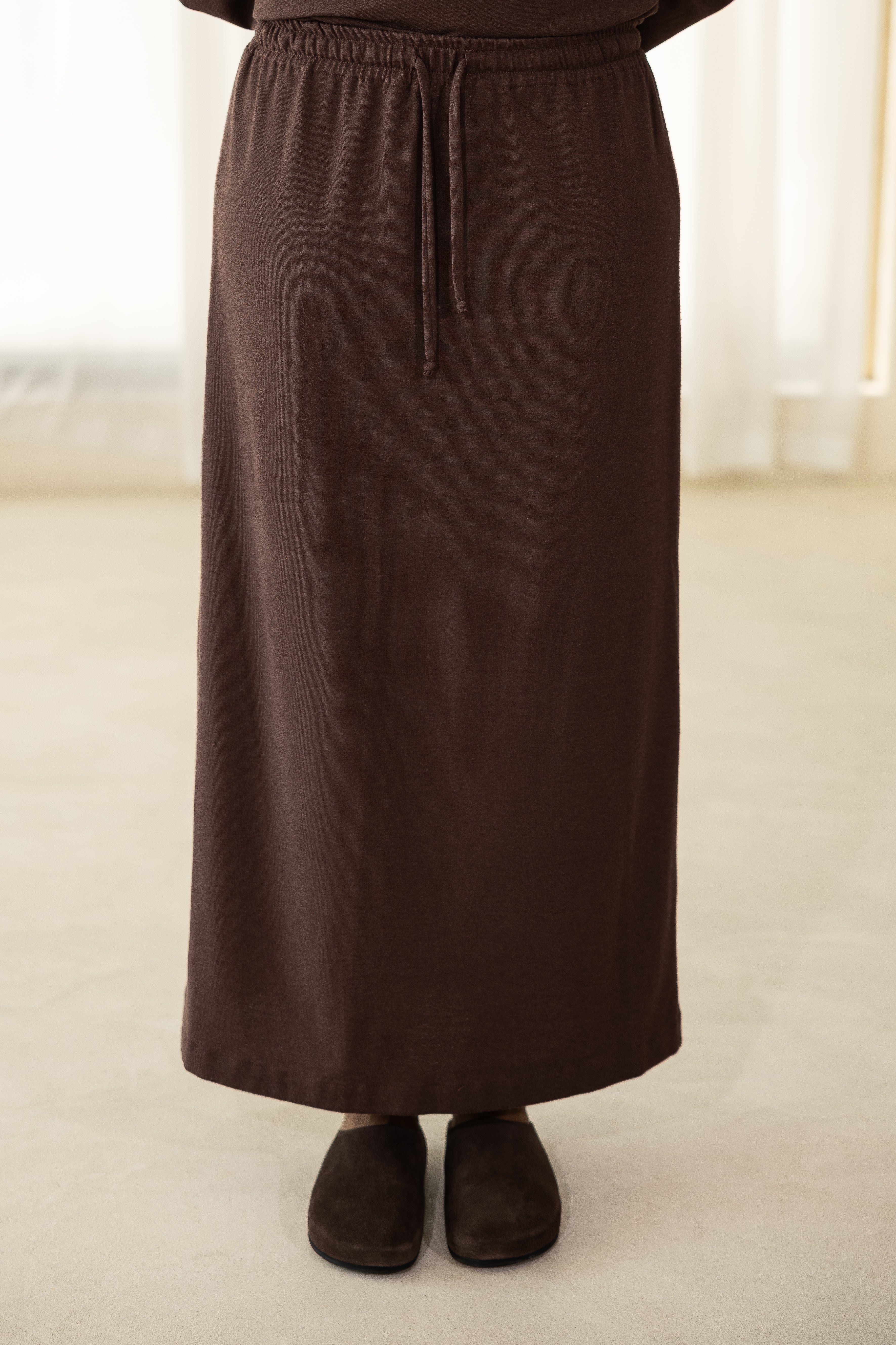 Jupe cocoon Marron
