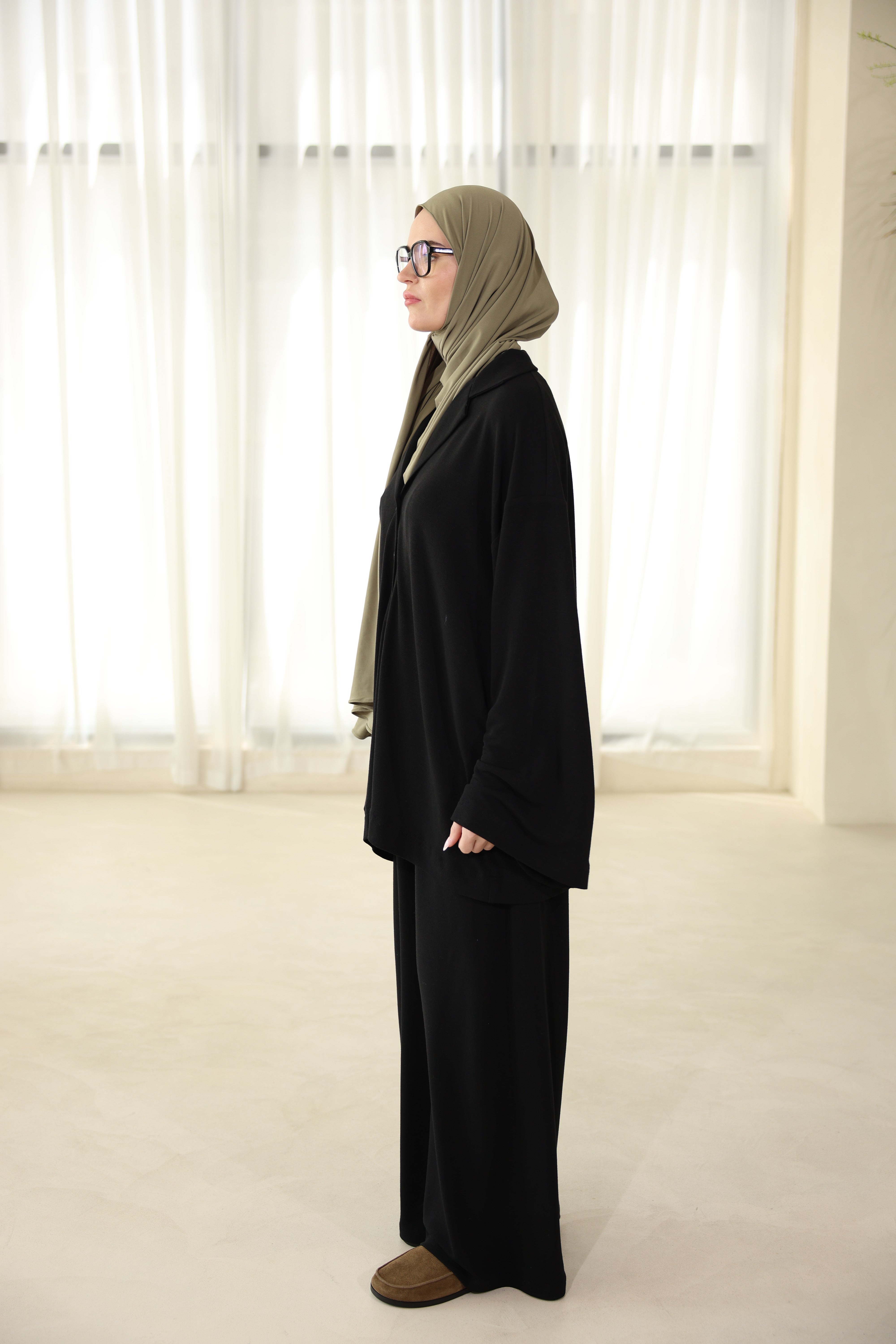 Haut Amelian maille noir