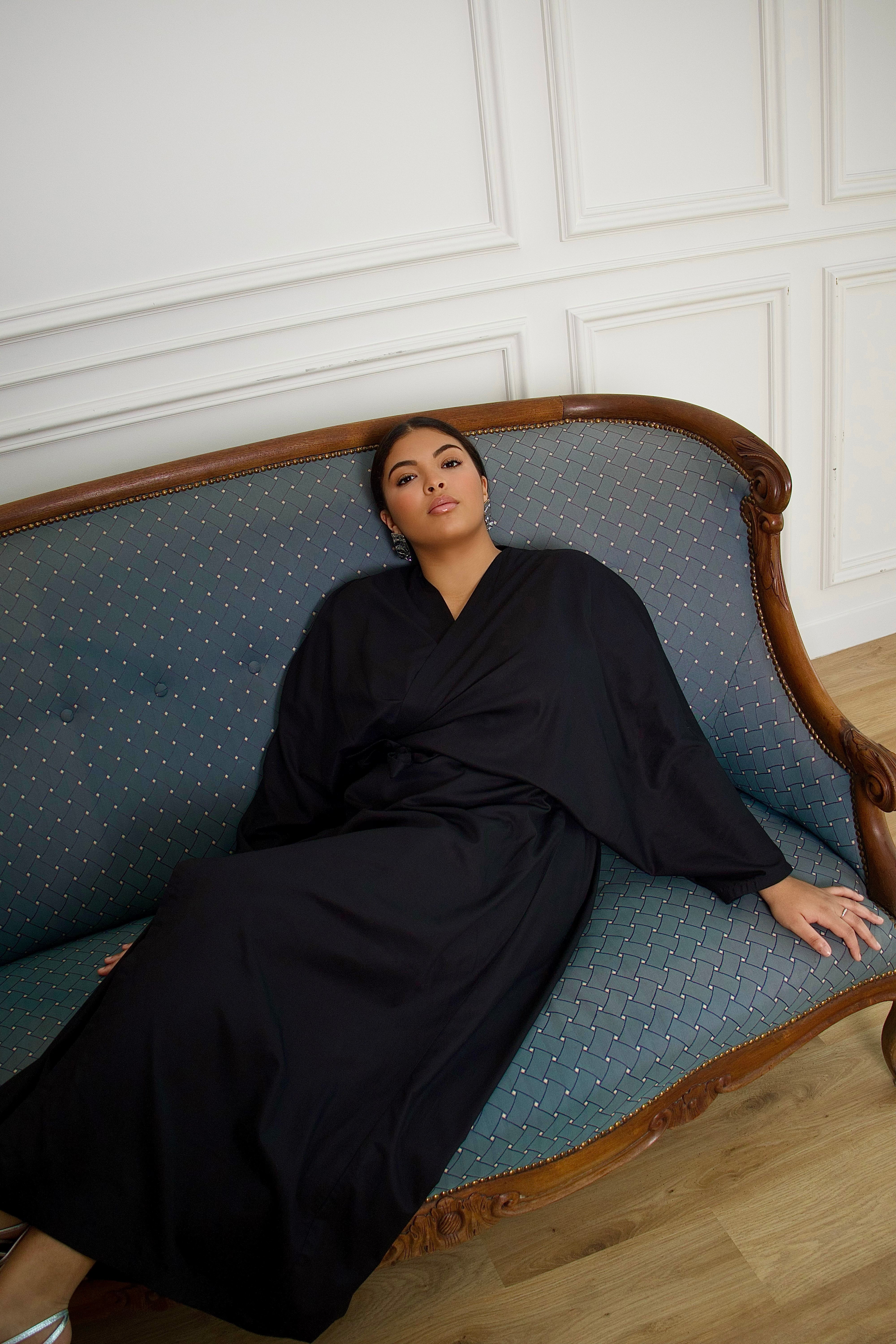 Abaya Robe nida Tencel