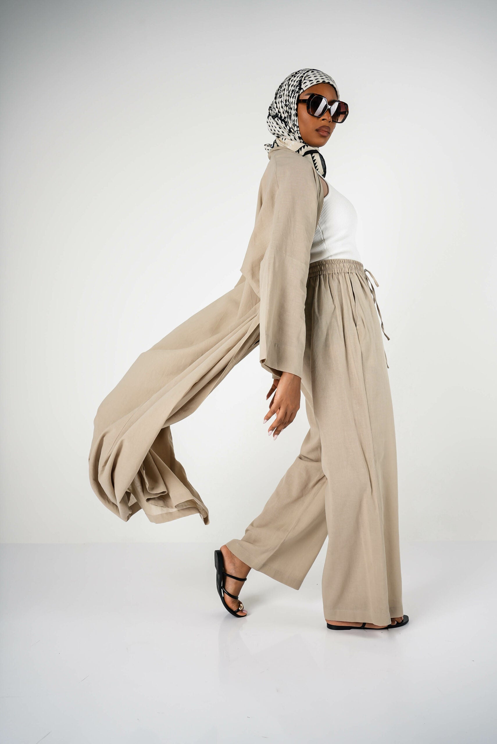 Pantalon du Set Kimono abaya Lya