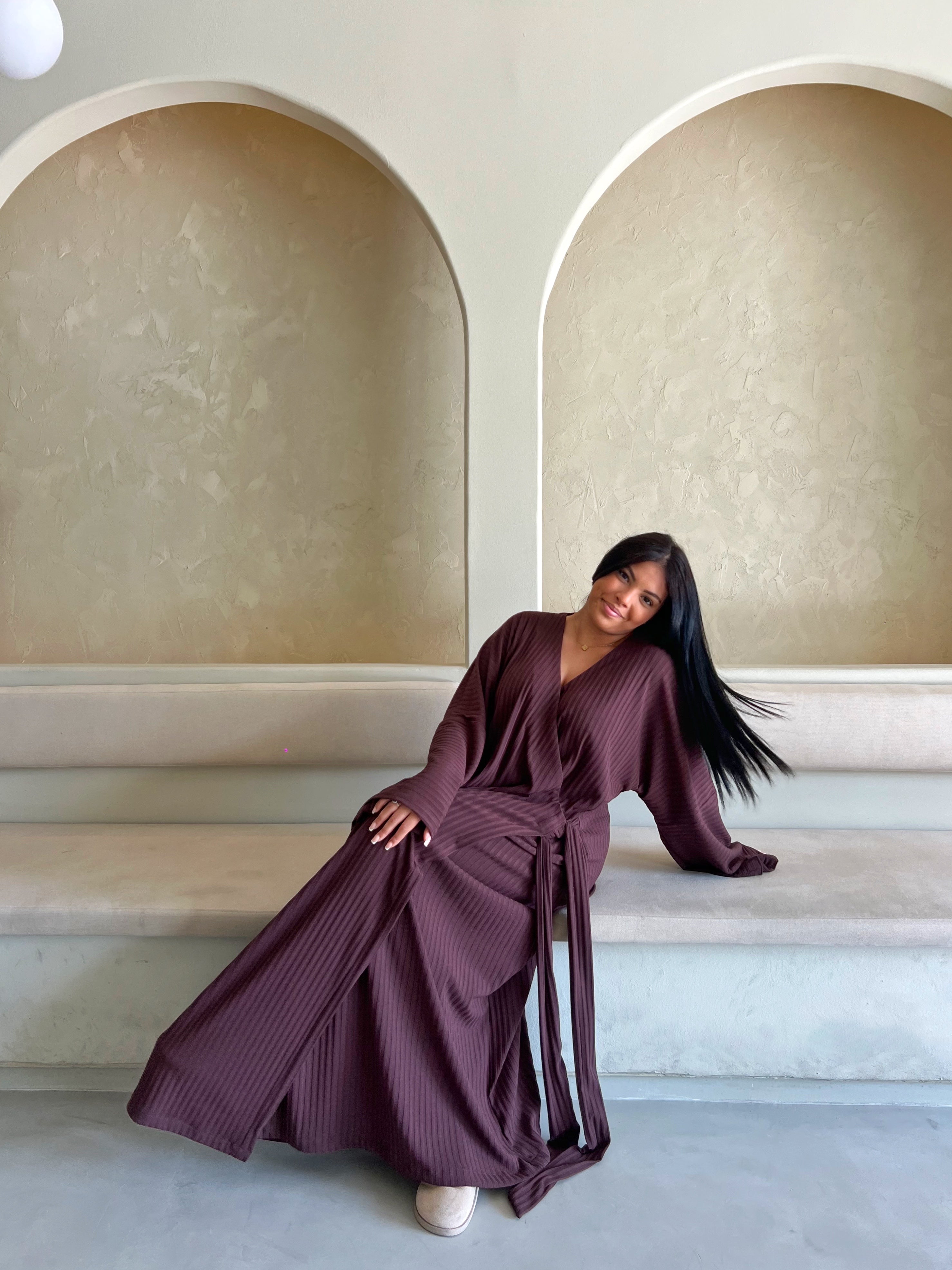 Robe kimono Ambre