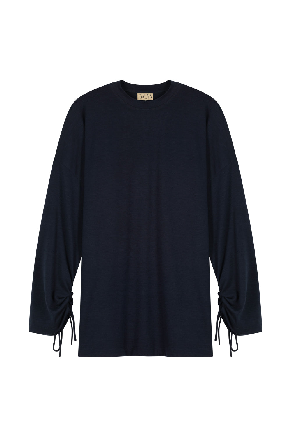 Pull cocoon bleu nuit