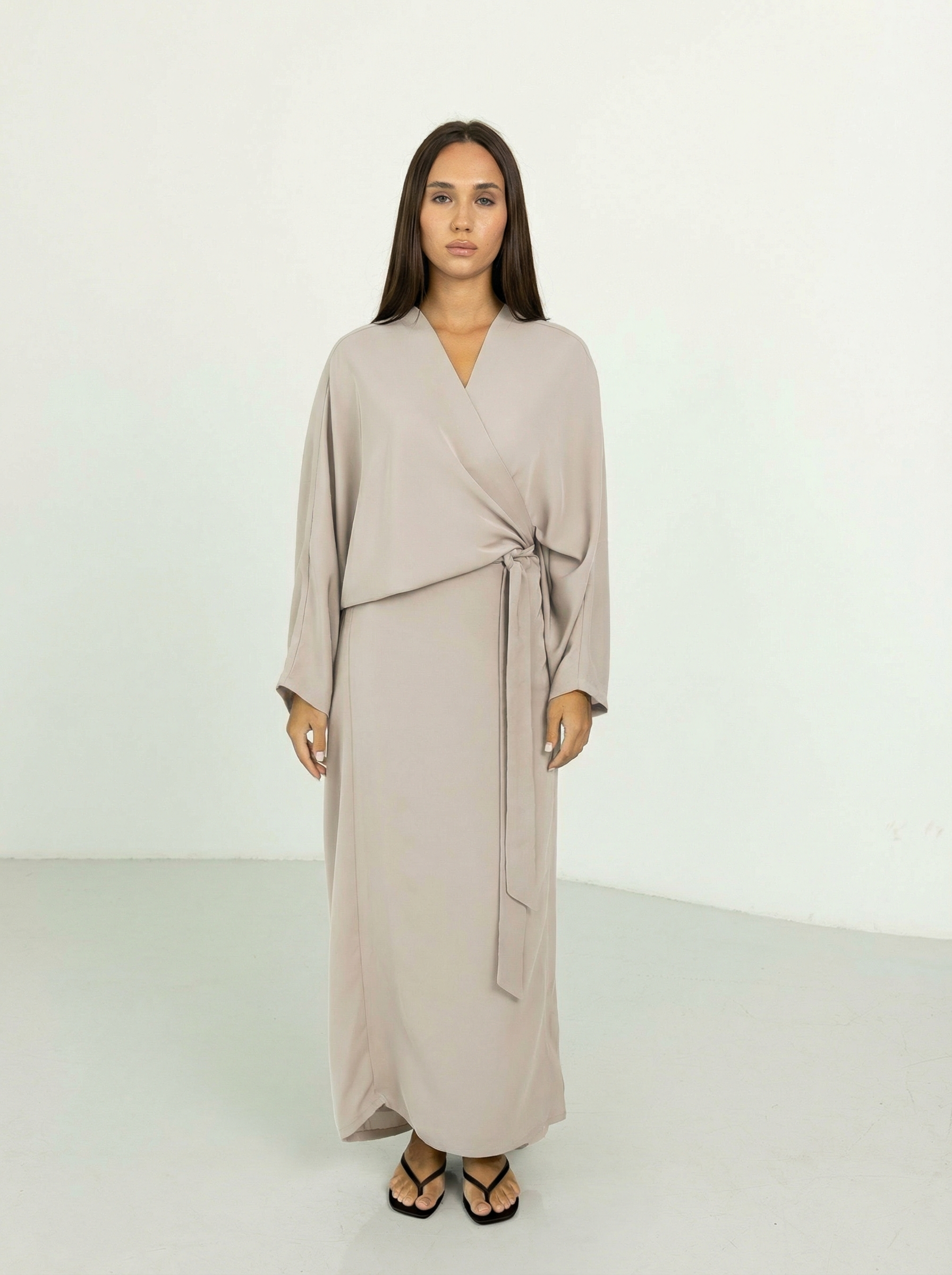 Robe abaya Nida Grege