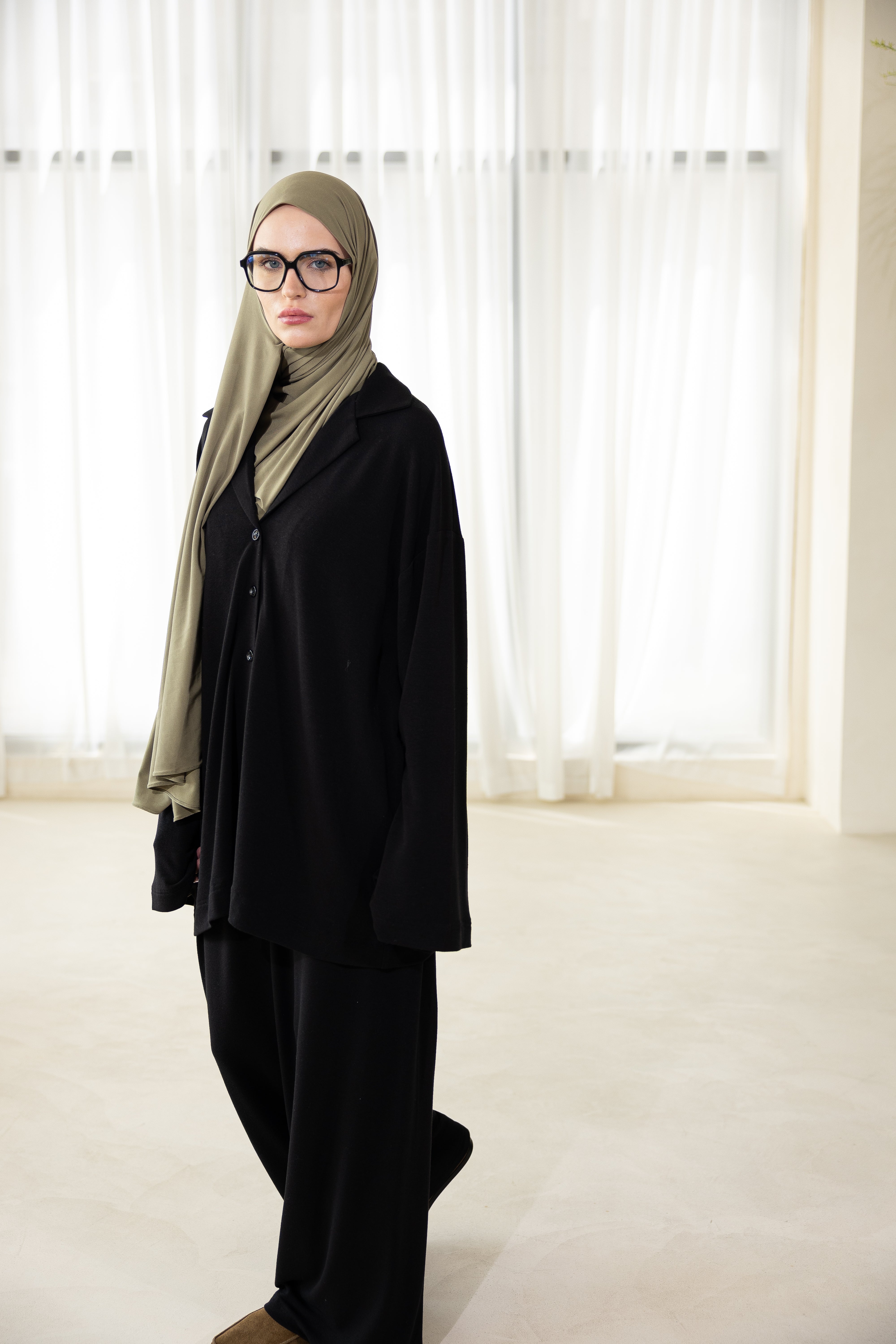 Haut Amelian maille noir