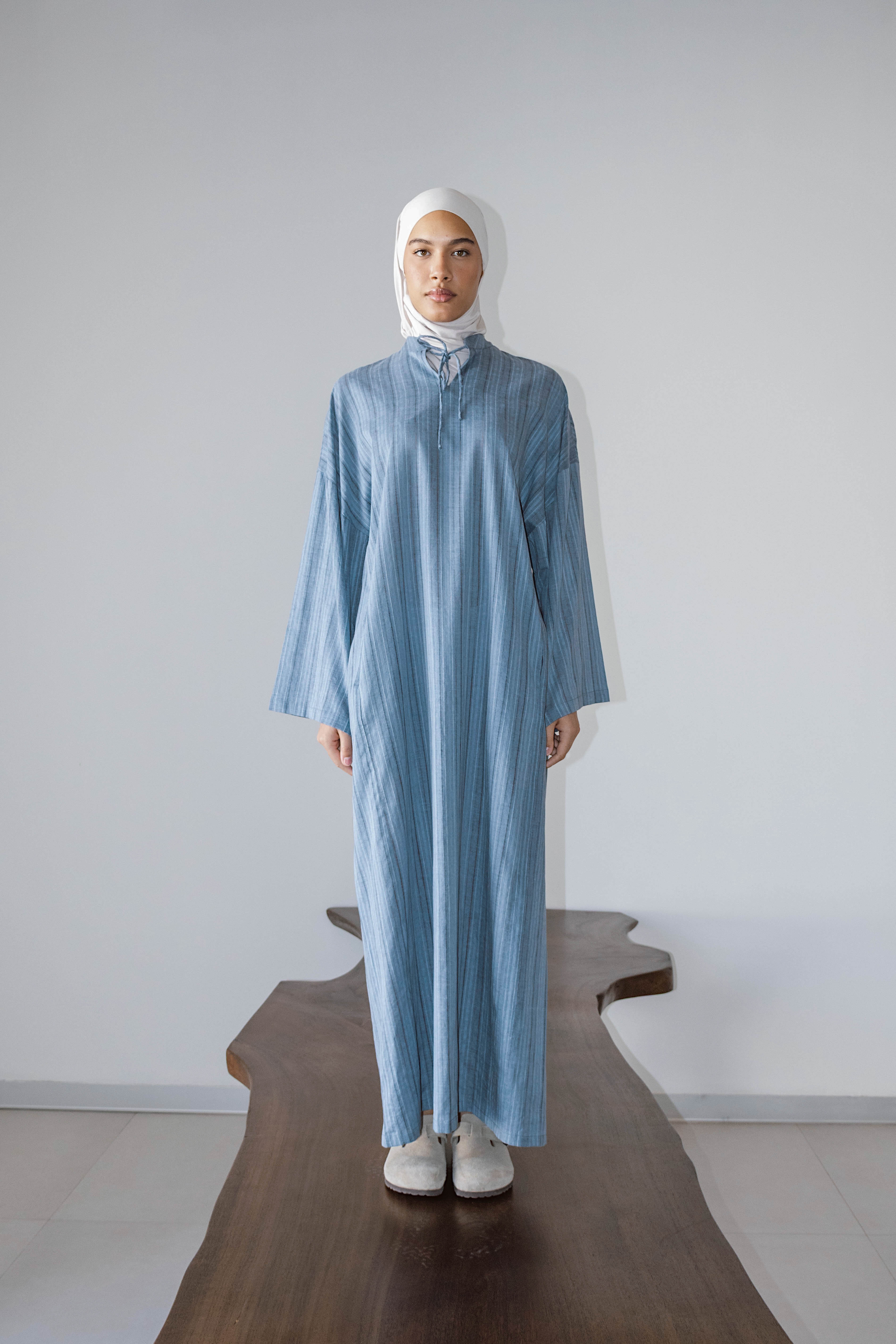 Robe Oversize Lila bleu azur
