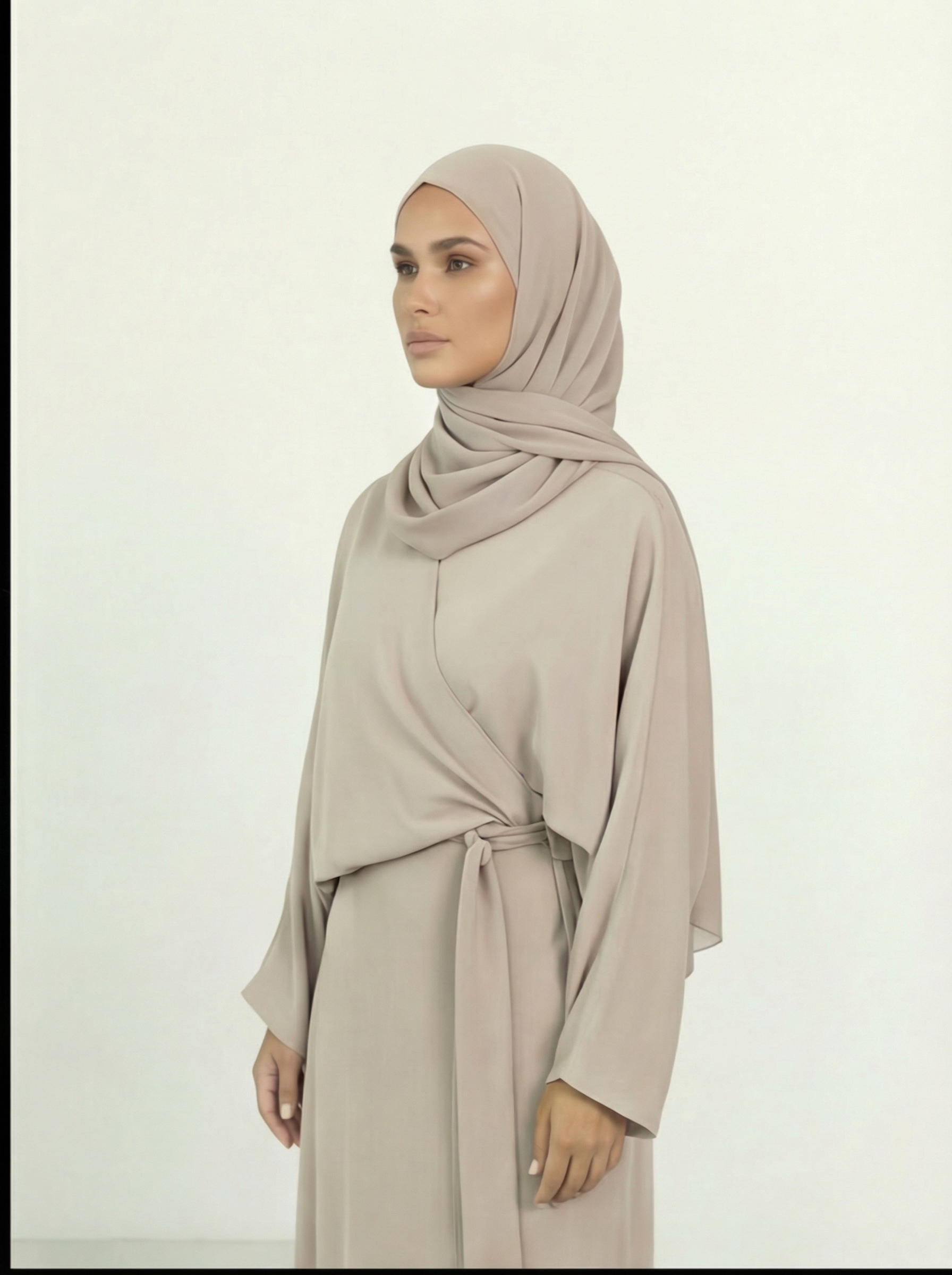 Robe abaya Nida Grege