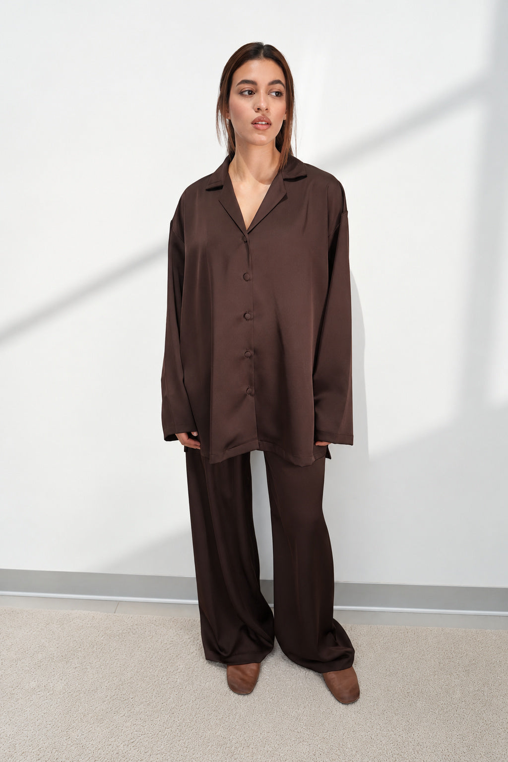 Pantalon Amelian chocolat