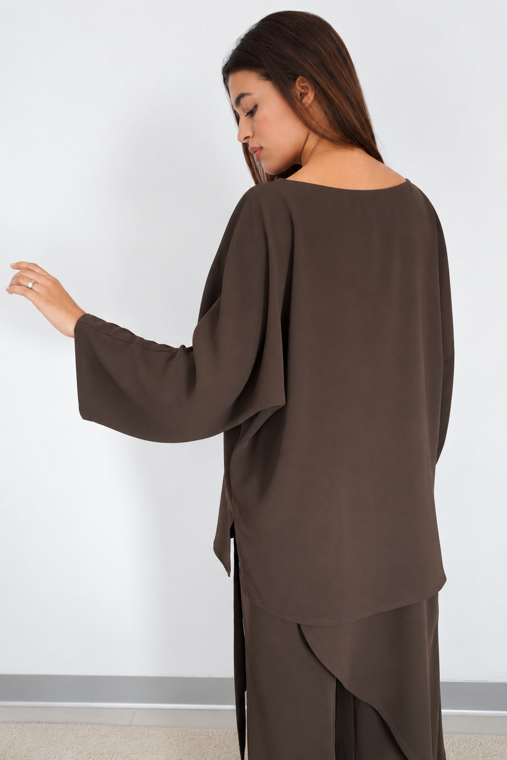 Top Siena maron taupe