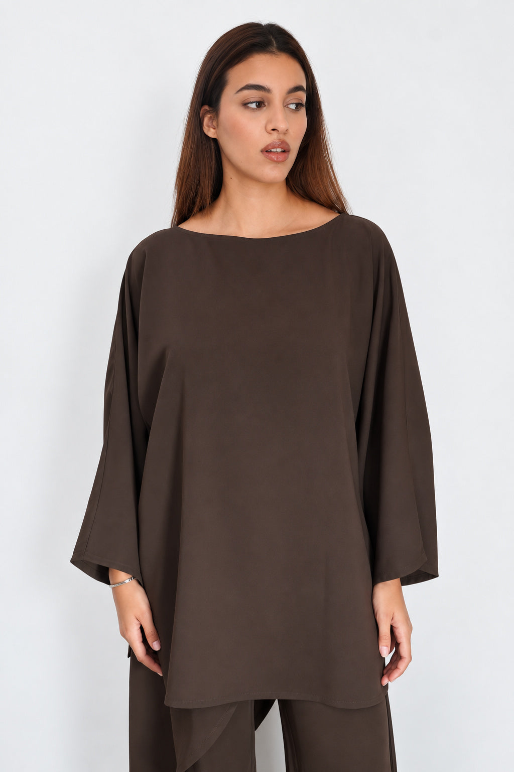 Top Siena maron taupe