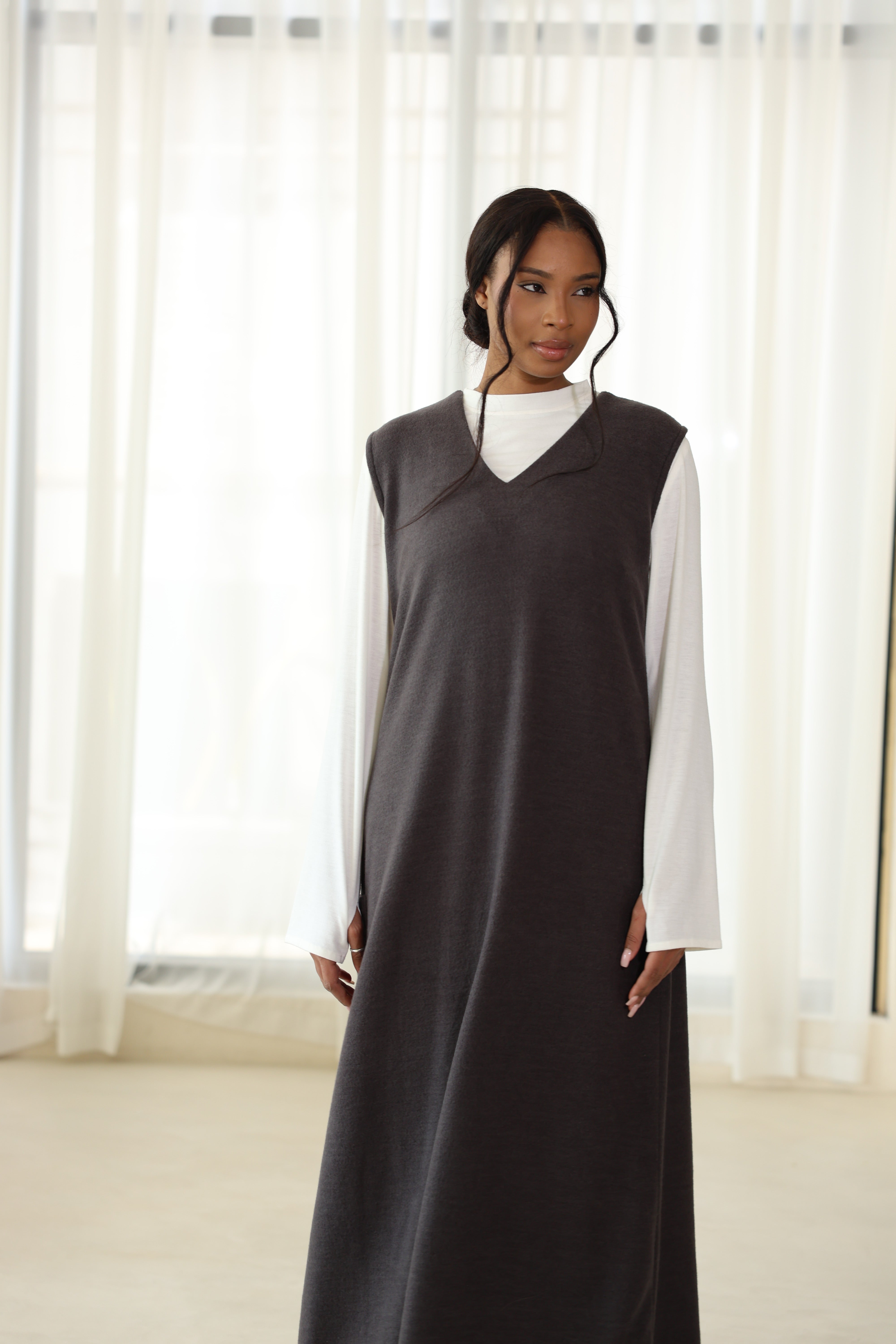 Robe Saya Maille santal