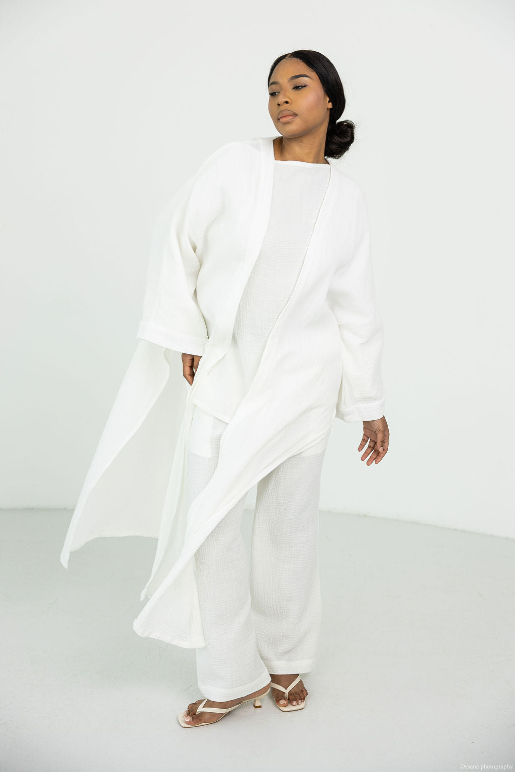 kimono Ossy Gaz de coton