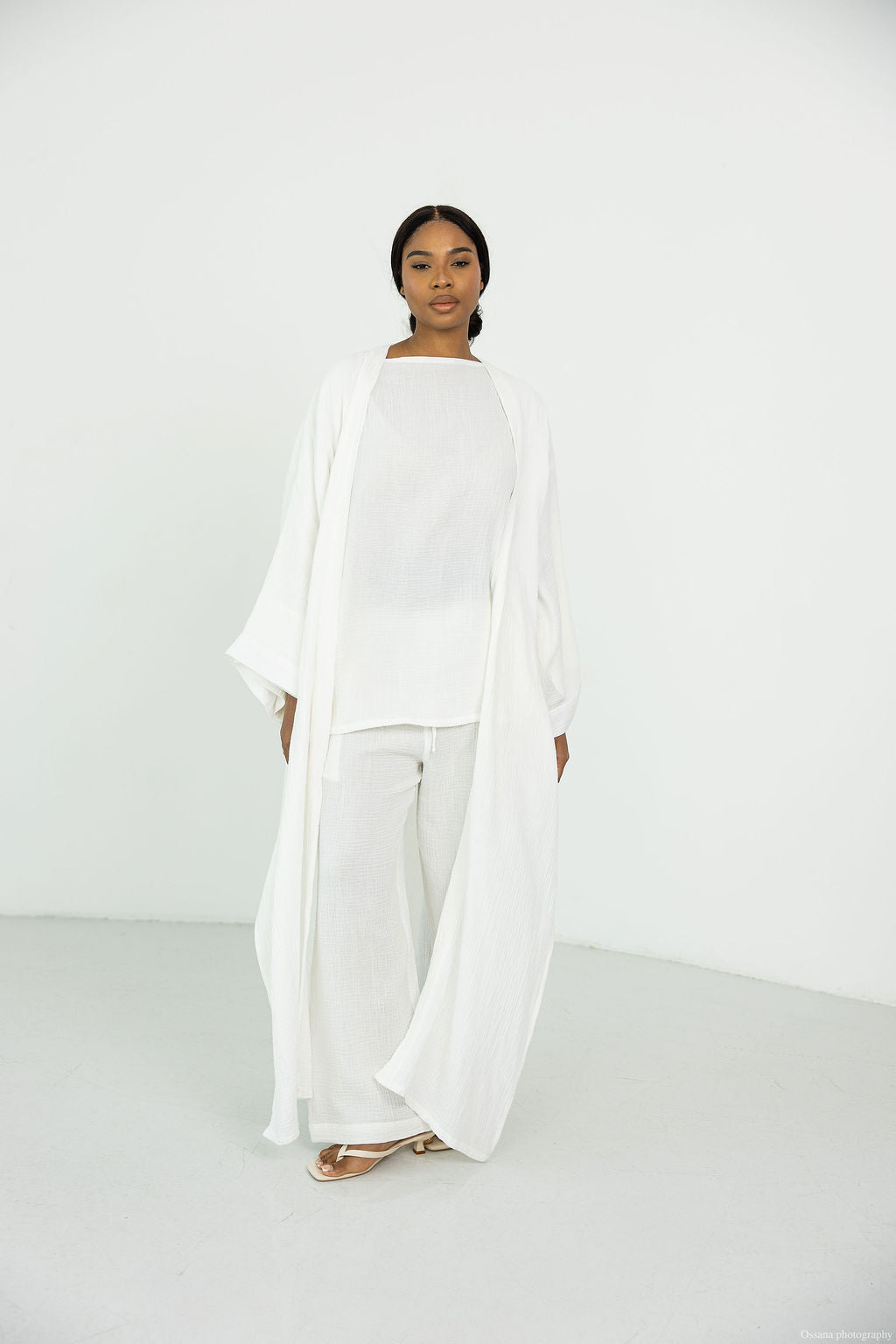kimono Ossy Gaz de coton