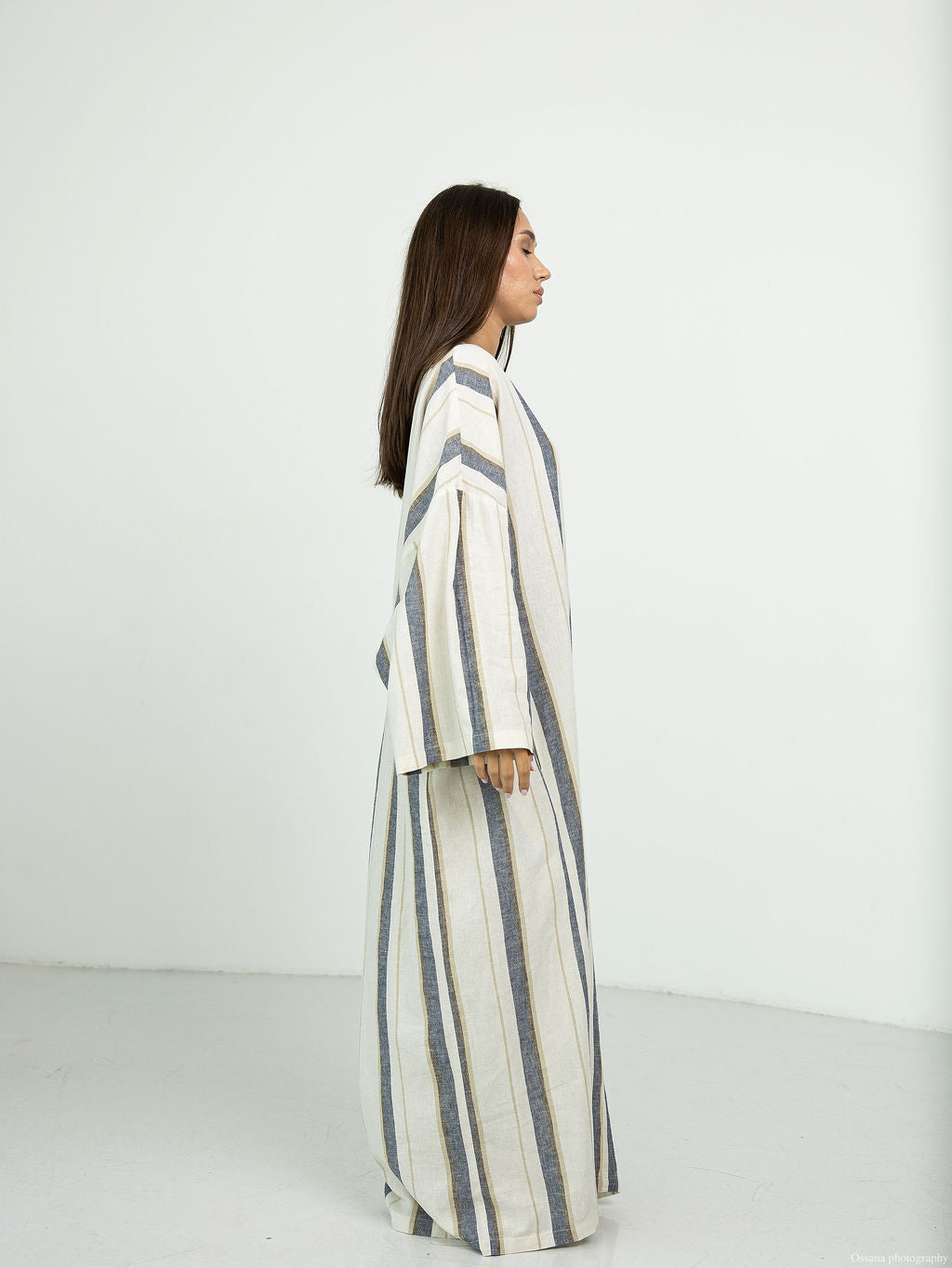 Robe Oversize Lila en lin