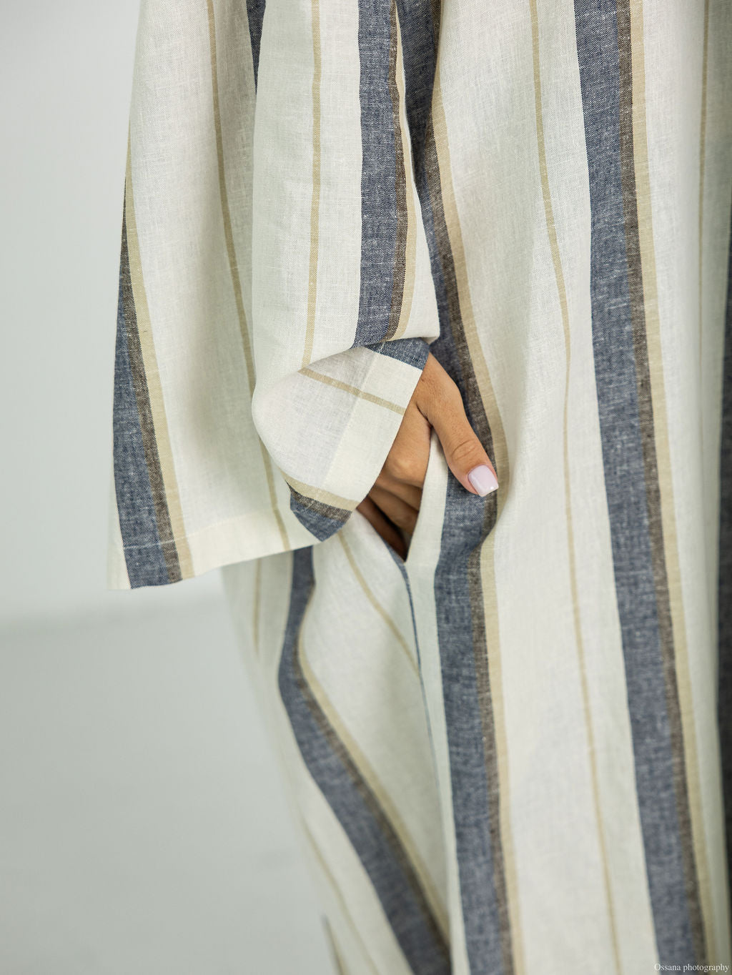 Robe Oversize Lila en lin