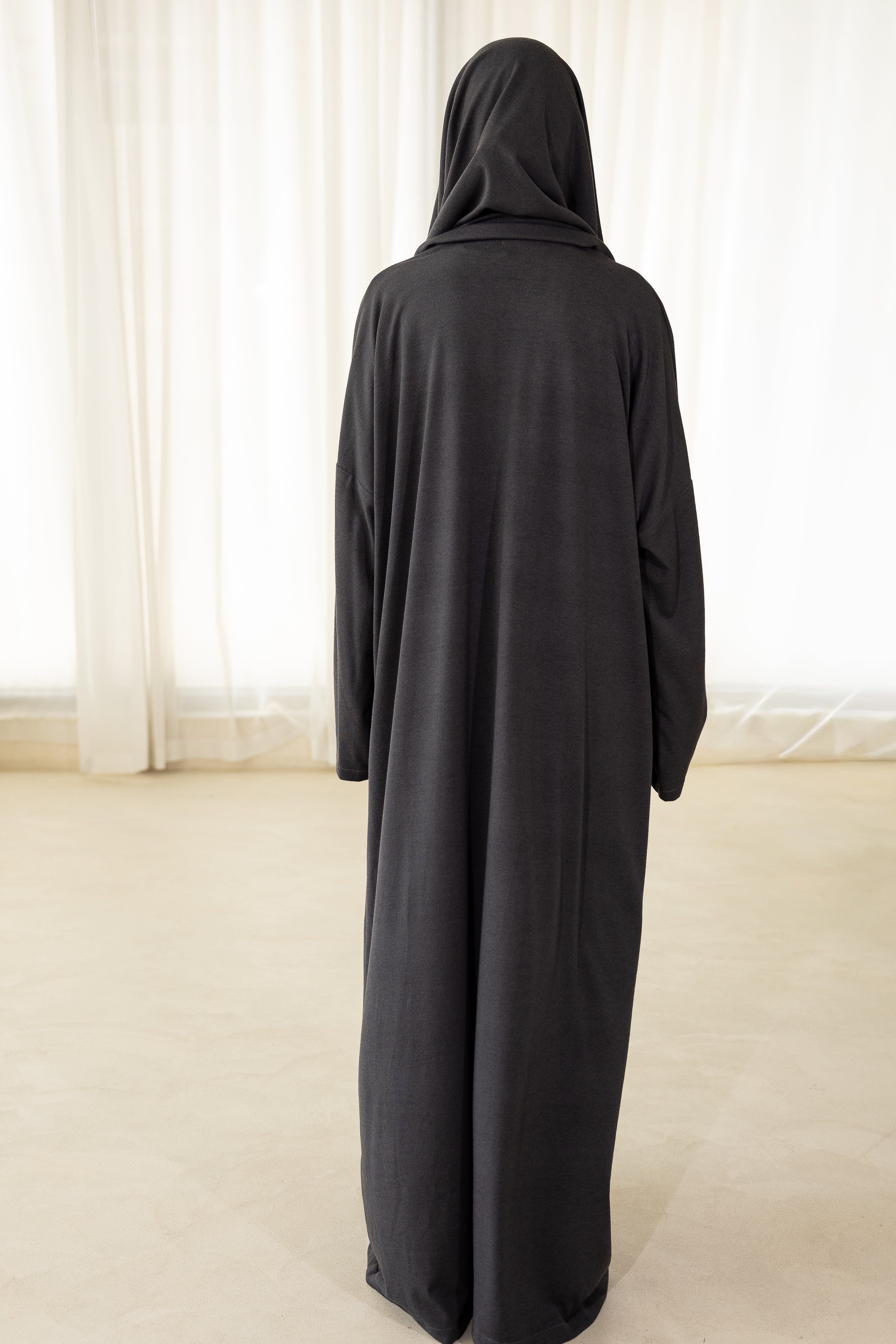 Abaya cardigan cozy gris Anthracite