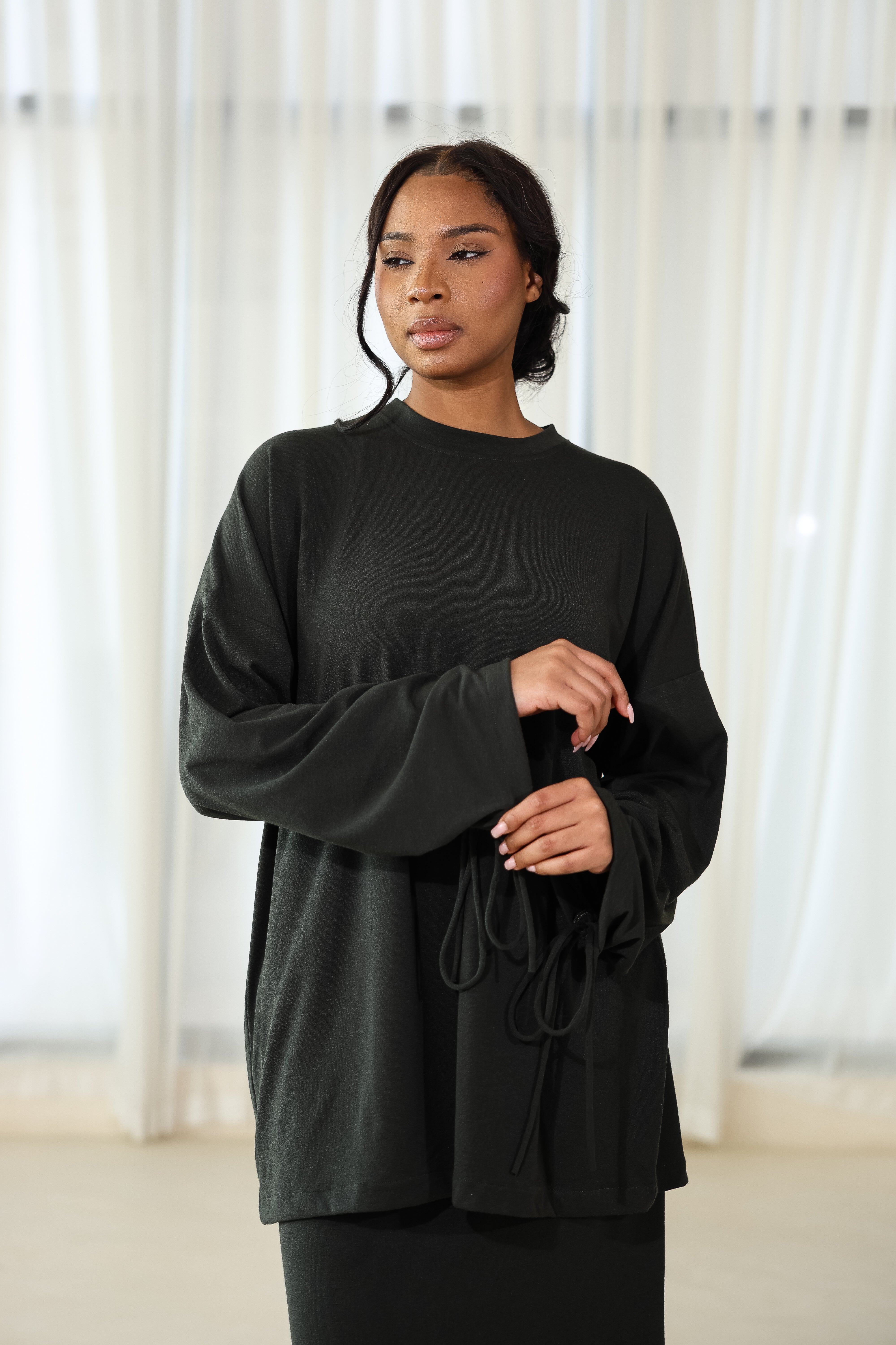 Pull cocoon kaki