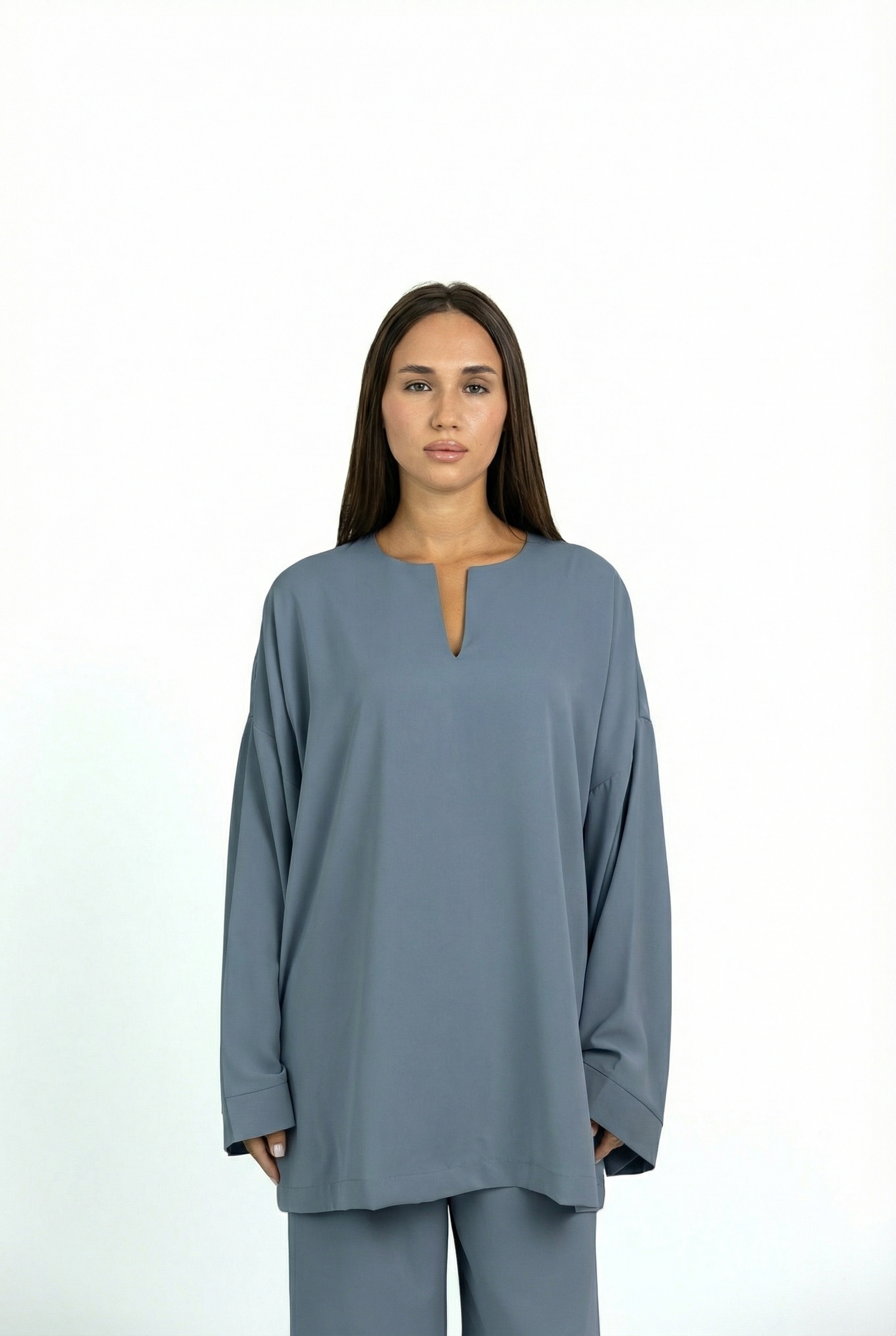 Top Meli bleu Gris